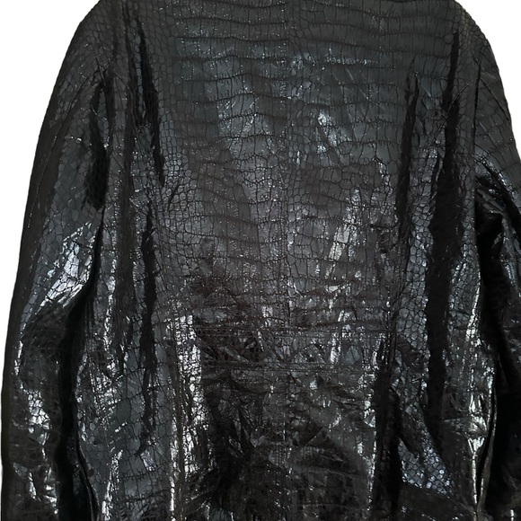 EMPORIO ARMANI BLACK BOMBER JACKET - Picture 5 of 9